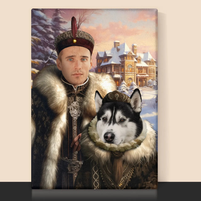 Königsporträt: Aristokratie - Druck Mit Rahmen 30X40