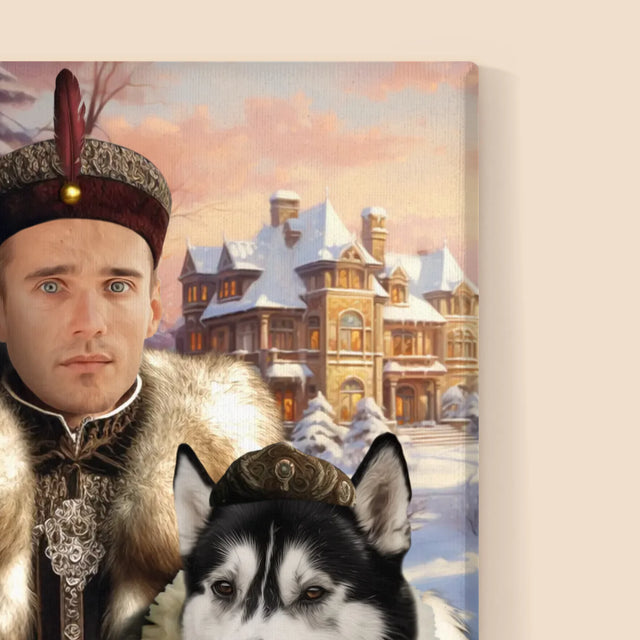 Königsporträt: Aristokratie - Druck Mit Rahmen 30X40