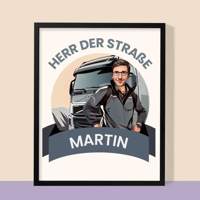 Ihr Avatar: Herr Der Straße - Druck Mit Rahmen 30X40