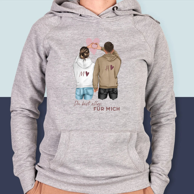 Avatar Creator: Paar Herz - Kapuzenpullover Für Damen