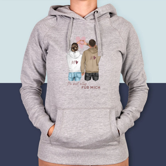Avatar Creator: Paar Herz - Kapuzenpullover Für Damen