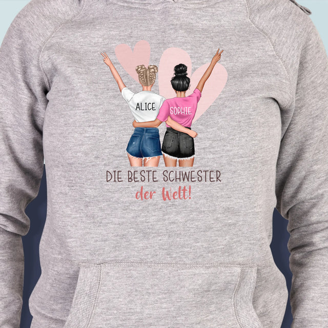 Avatar Creator: Beste Schwester Der Welt - Kapuzenpullover Für Damen