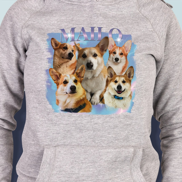 Ihr Avatar: Bootleg Mit Ihrem Hund - Kapuzenpullover Für Damen