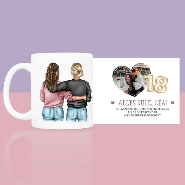 Avatar Creator: 18. Geburtstag Einer Freundin - Geschenkset Mit Tasse Und Wellnessartikeln