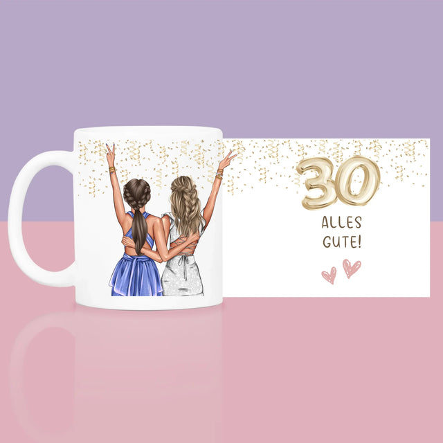 Avatar Creator: Freundinnen 30. Geburtstag - Geschenkset Mit Tasse Und Wellnessartikeln