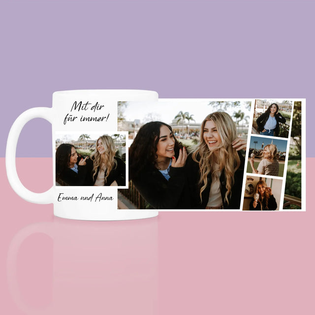 Fotocollage: Freundinnen Für Immer - Geschenkset Mit Tasse Und Wellnessartikeln