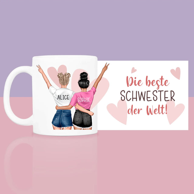 Avatar Creator: Beste Schwester Der Welt - Geschenkset Mit Tasse Und Wellnessartikeln