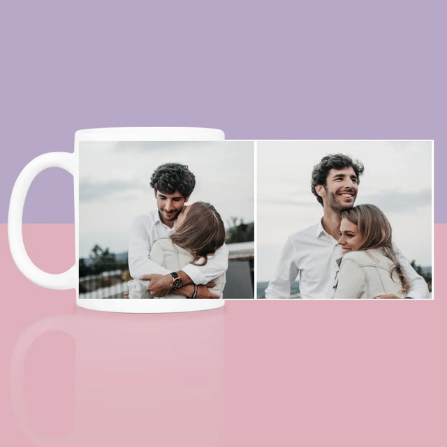Fotocollage: 2 Fotos - Geschenkset Mit Tasse Und Wellnessartikeln