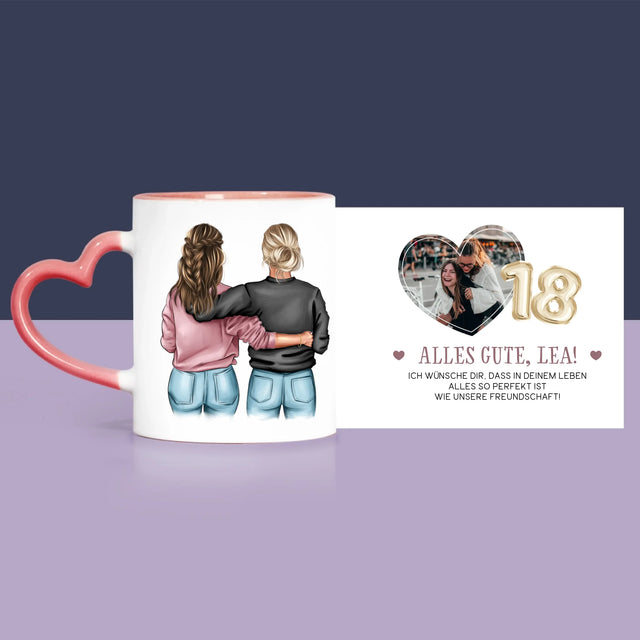 Avatar Creator: 18. Geburtstag Einer Freundin - Geschenkset Mit Tasse, Teddybär Und Süßigkeiten
