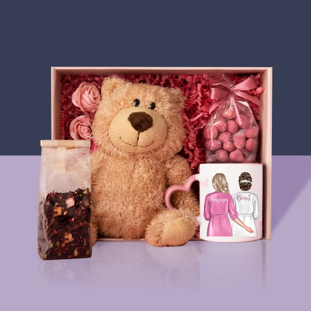 Avatar Creator: Willst Du Meine Trauzeugin Sein? - Geschenkset Mit Tasse, Teddybär Und Süßigkeiten
