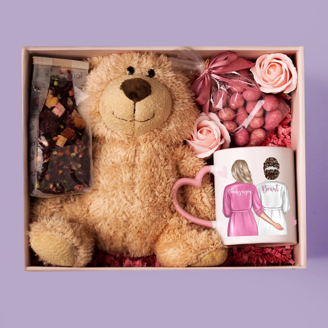Avatar Creator: Willst Du Meine Trauzeugin Sein? - Geschenkset Mit Tasse, Teddybär Und Süßigkeiten