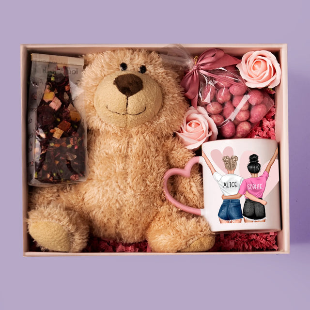 Avatar Creator: Beste Schwester Der Welt - Geschenkset Mit Tasse, Teddybär Und Süßigkeiten