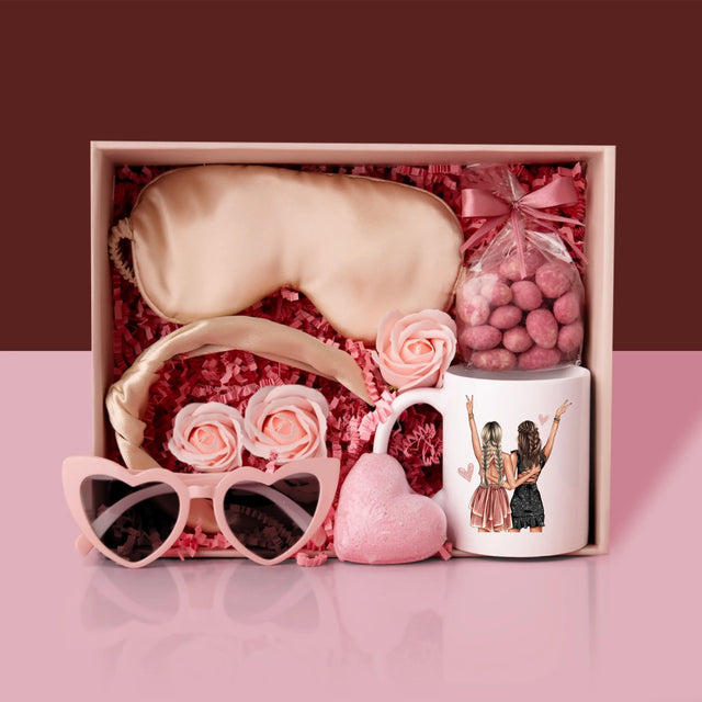 Avatar Creator: Freundinnen 18. Geburtstag - Geschenkset Mit Einer Tasse Und Einem Satin-Haarband