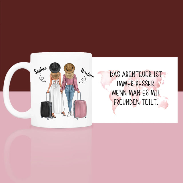 Avatar Creator: Reisende Freundinnen - Geschenkset Mit Einer Tasse Und Einem Satin-Haarband