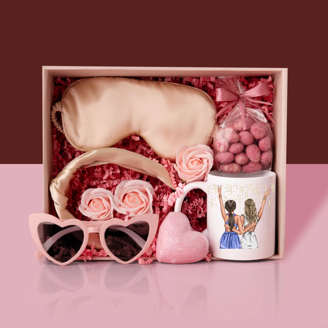 Avatar Creator: Freundinnen 30. Geburtstag - Geschenkset Mit Einer Tasse Und Einem Satin-Haarband