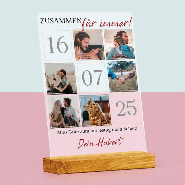 Fotocollage: Zusammen Für Immer  - Druck Auf Acrylglas
