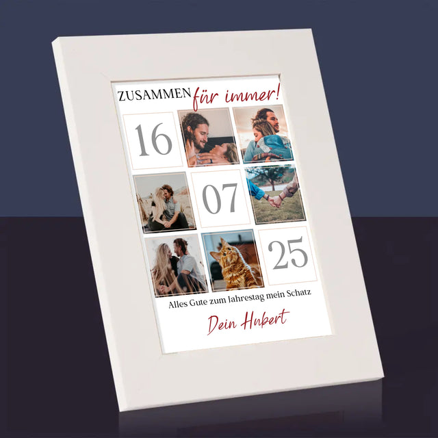 Fotocollage: Zusammen Für Immer  - Bilderrahmen