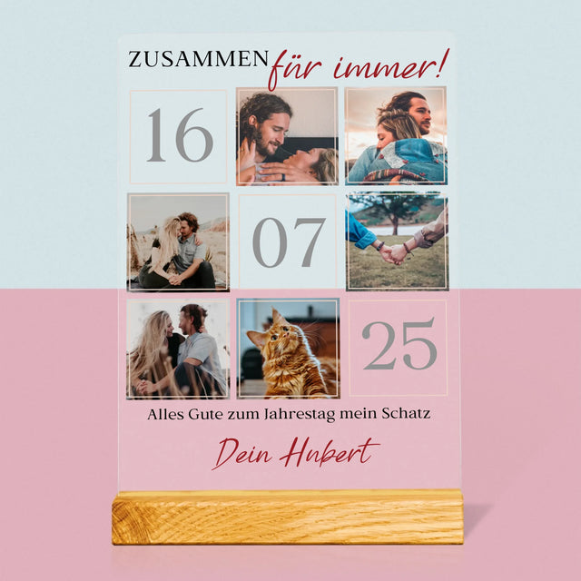 Fotocollage: Zusammen Für Immer  - Druck Auf Acrylglas