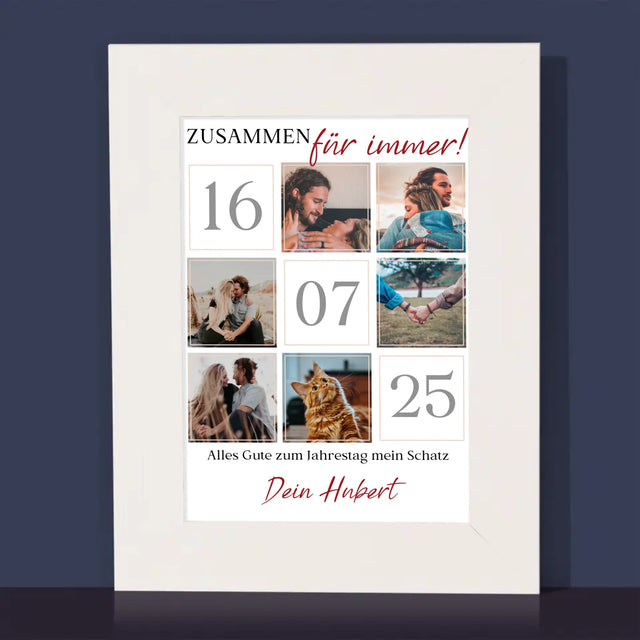 Fotocollage: Zusammen Für Immer  - Bilderrahmen