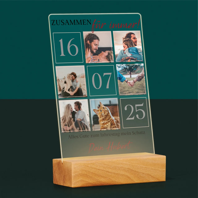 Fotocollage: Zusammen Für Immer  - Druck Auf Acrylglas