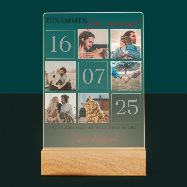 Fotocollage: Zusammen Für Immer  - Druck Auf Acrylglas