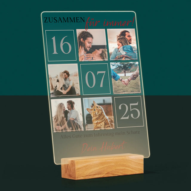 Fotocollage: Zusammen Für Immer  - Druck Auf Acrylglas