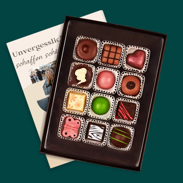 Buchstaben-Collage: 30. Geburtstag - Pralinen