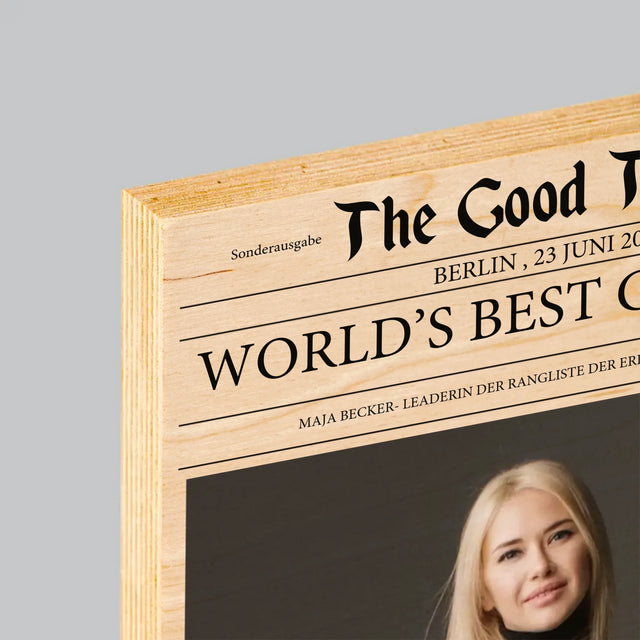 Magazin-Cover: Die Beste Chefin Der Welt647963  - Druck Auf Holz