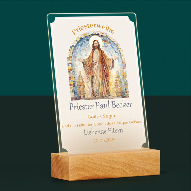 Name Und Unterschrift: Priesterweihe - Druck Auf Acrylglas