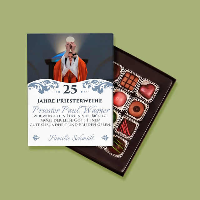 Foto Und Unterschrift: Jubiläum Der Priesterweihe - Pralinen