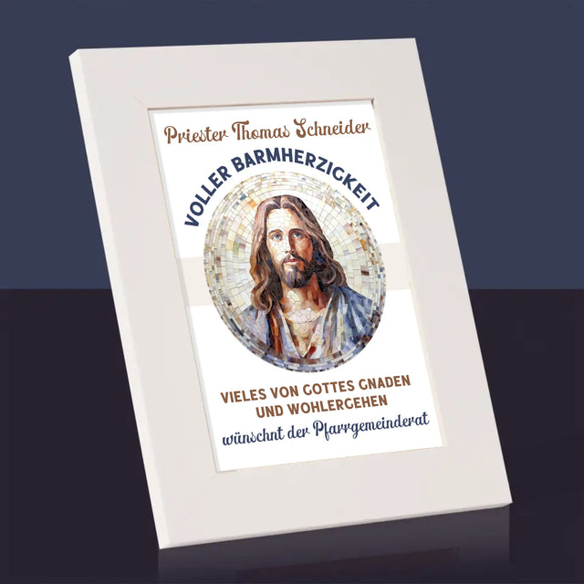 Name Und Unterschrift: Ein Priester Voller Barmherzigkeit - Bilderrahmen