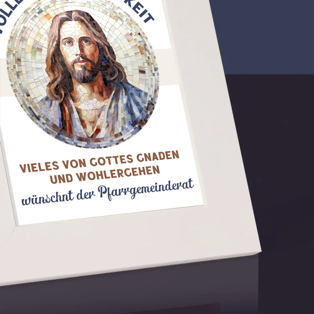 Name Und Unterschrift: Ein Priester Voller Barmherzigkeit - Bilderrahmen
