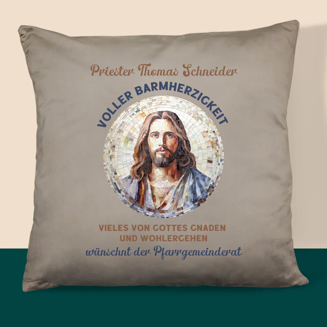 Name Und Unterschrift: Ein Priester Voller Barmherzigkeit - Kissen