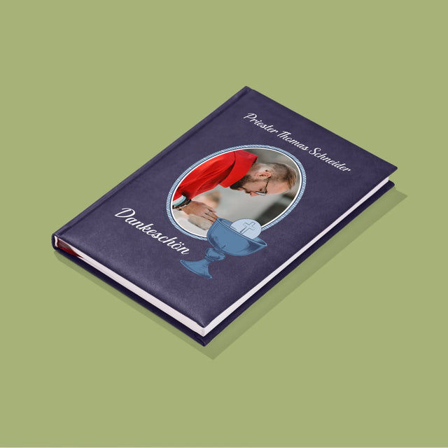 Name Und Unterschrift: Danksagung An Den Priester  - Notizbuch