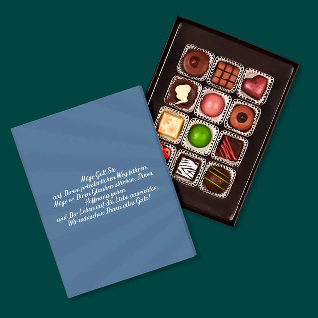 Name Und Unterschrift: Danksagung An Den Priester  - Pralinen