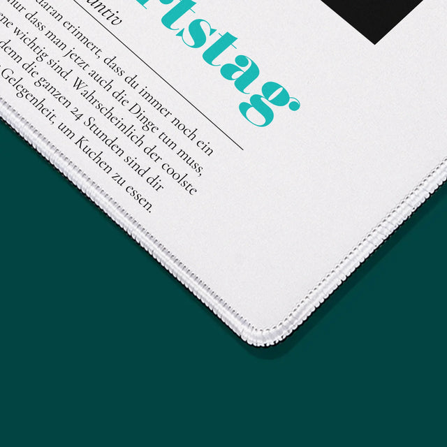 Fotocollage: 30. Geburtstag - Definition - Mauspad