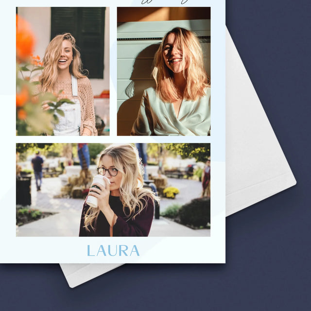 Fotocollage: Von Heute An Glückliche 30  - Glückwunschkarte