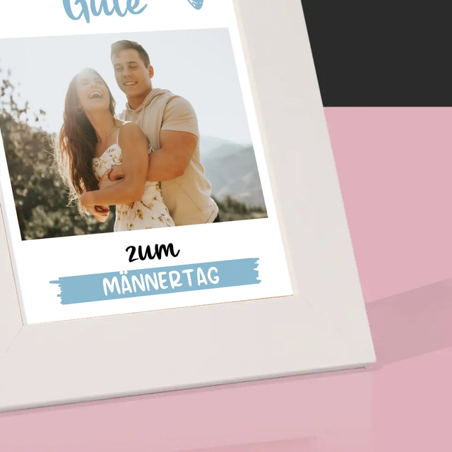 Foto Und Unterschrift: Alles Gute Zum Männertag - Bilderrahmen