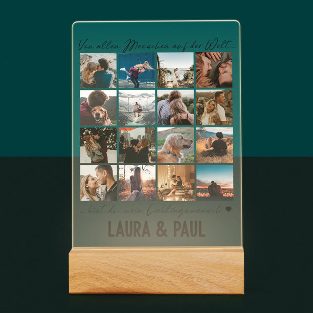 Fotocollage: Von Allen Menschen Auf Der Welt - Druck Auf Acrylglas