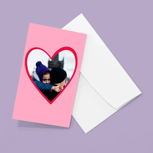Foto Und Unterschrift: Ein Valentinsgruß Für Papa - Fotos, Harmonikaartig Gefaltet