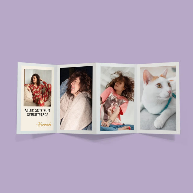 Foto Und Unterschrift: 40. Geburtstag Mütze - Fotos, Harmonikaartig Gefaltet