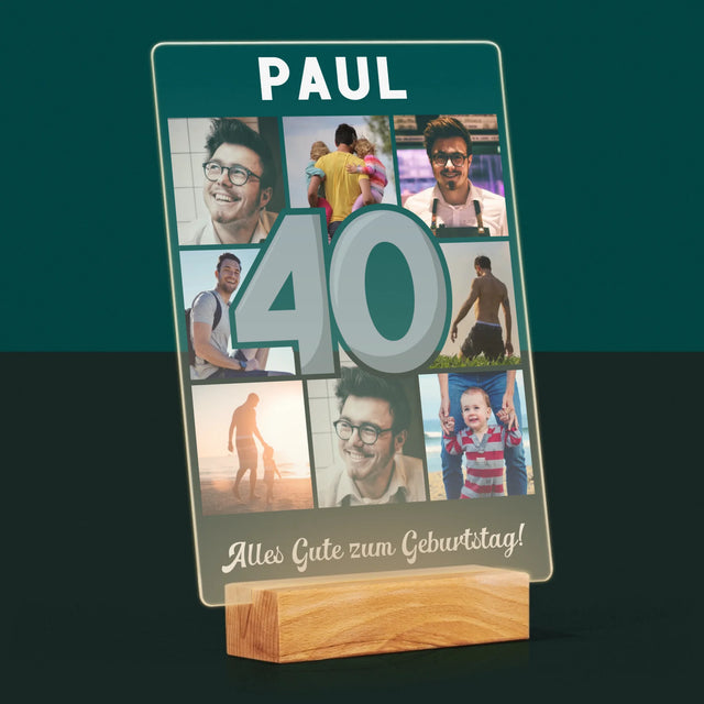 Fotocollage: 40 Jahre - Druck Auf Acrylglas