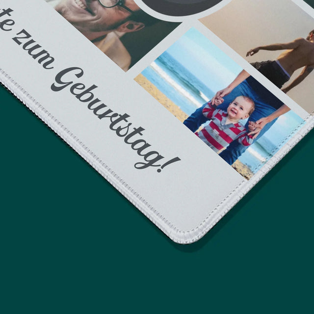 Fotocollage: 40 Jahre - Mauspad