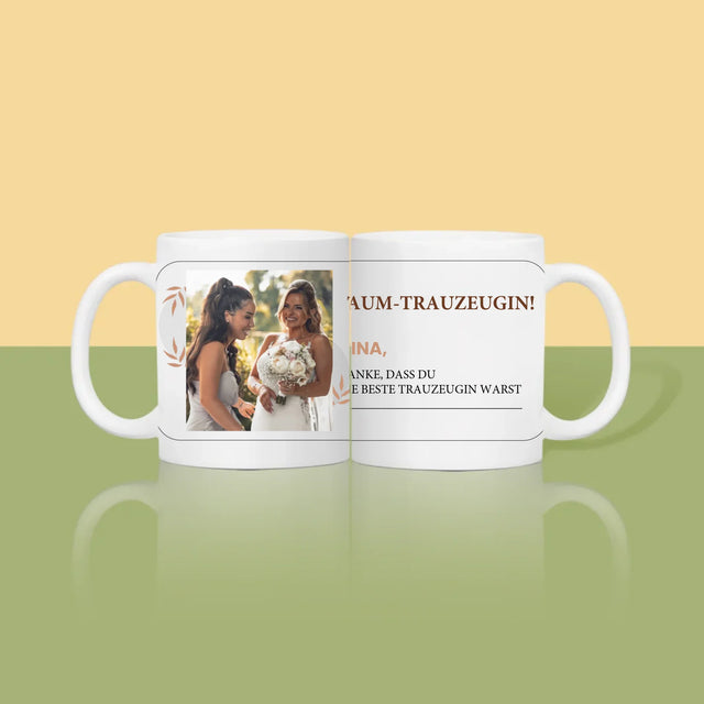 Foto Und Unterschrift: Traumtrauzeugin - Tasse