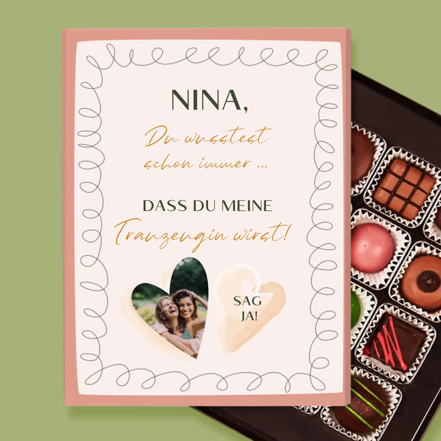 Foto Und Unterschrift: Du Wusstest Schon Immer - Pralinen