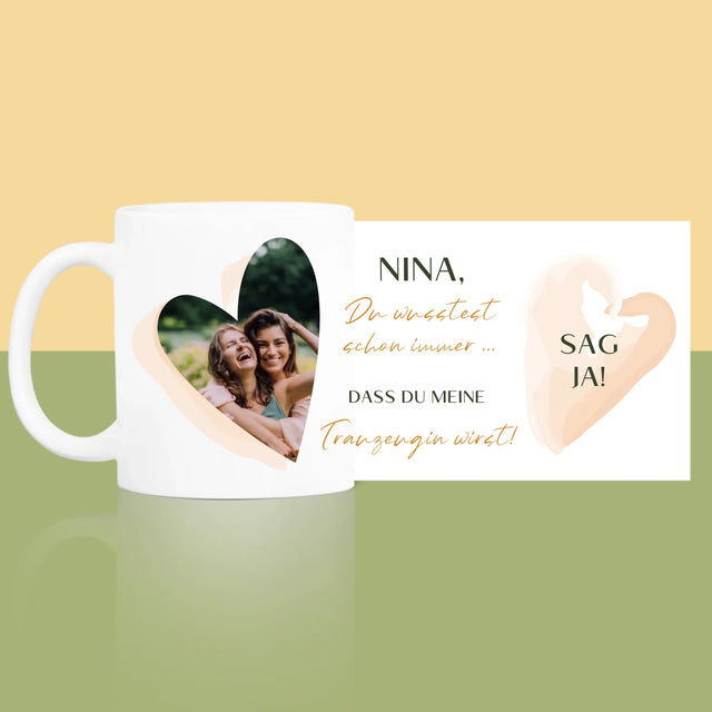 Foto Und Unterschrift: Du Wusstest Schon Immer - Tasse