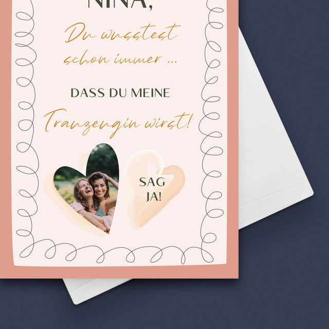 Foto Und Unterschrift: Du Wusstest Schon Immer - Glückwunschkarte