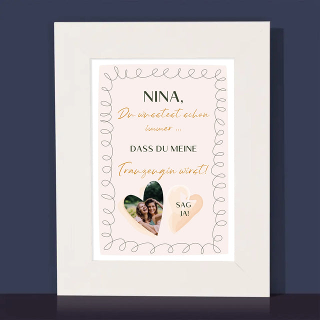 Foto Und Unterschrift: Du Wusstest Schon Immer - Bilderrahmen