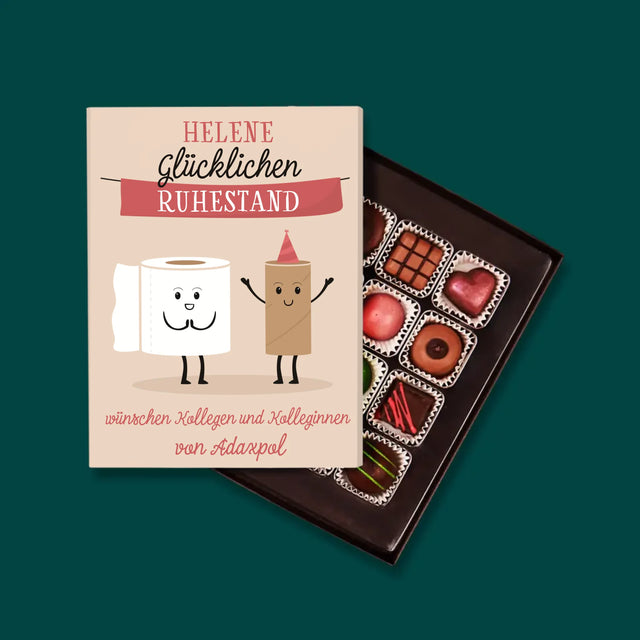 Name Und Unterschrift: Glücklichen Ruhestand  - Pralinen