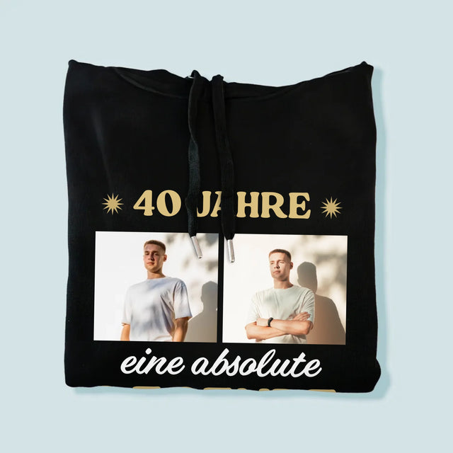 Fotocollage: 40 Jahre Lang Eine Legende - Kapuzenpullover Für Herren